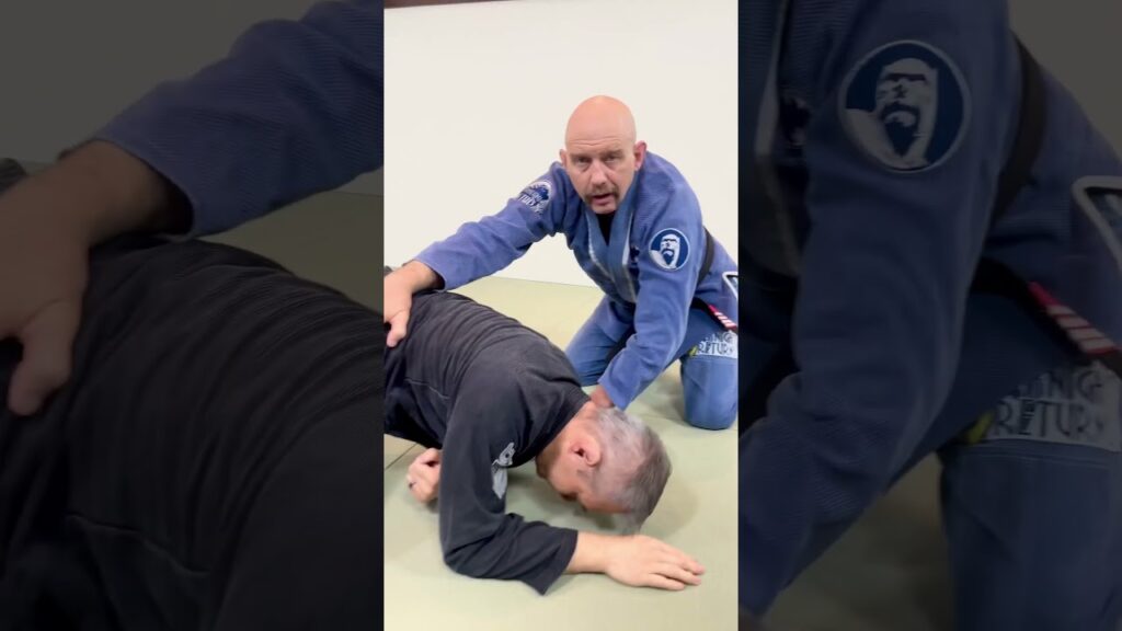 To stop someone putting you back in guard pin down the opposite side of their body￼ #bjj