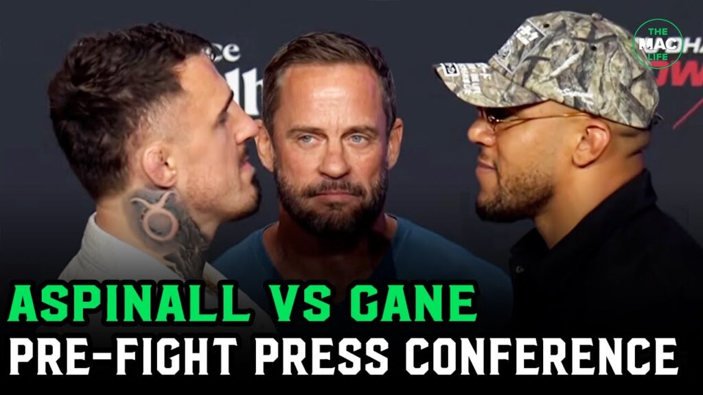 Tom Aspinall vs. Ciryl Gane First Face To Face