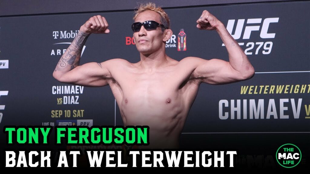 Tony Ferguson weighs in for welterweight return at UFC 279