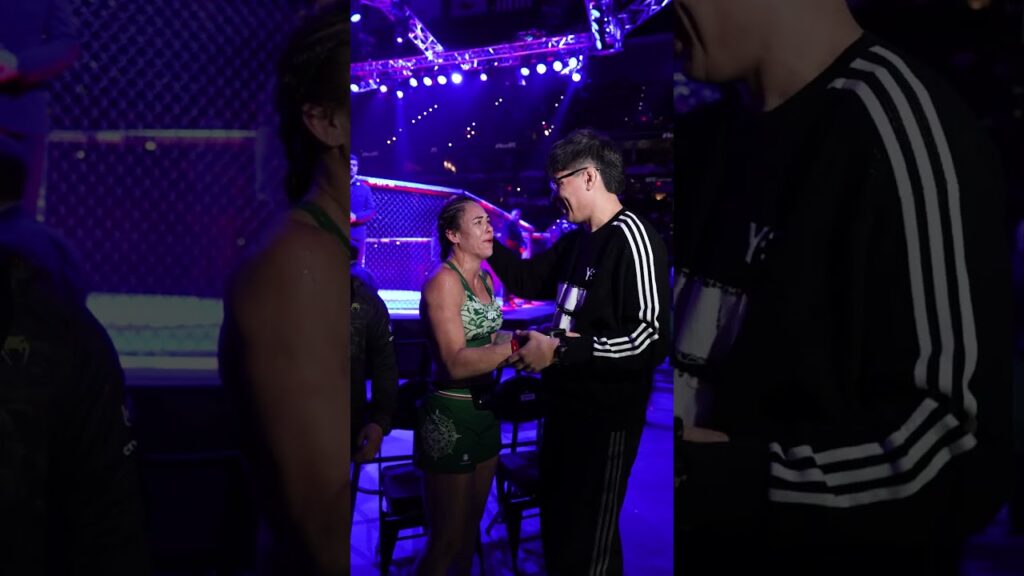 Touching moment after the fight 🥹 #nocheufc