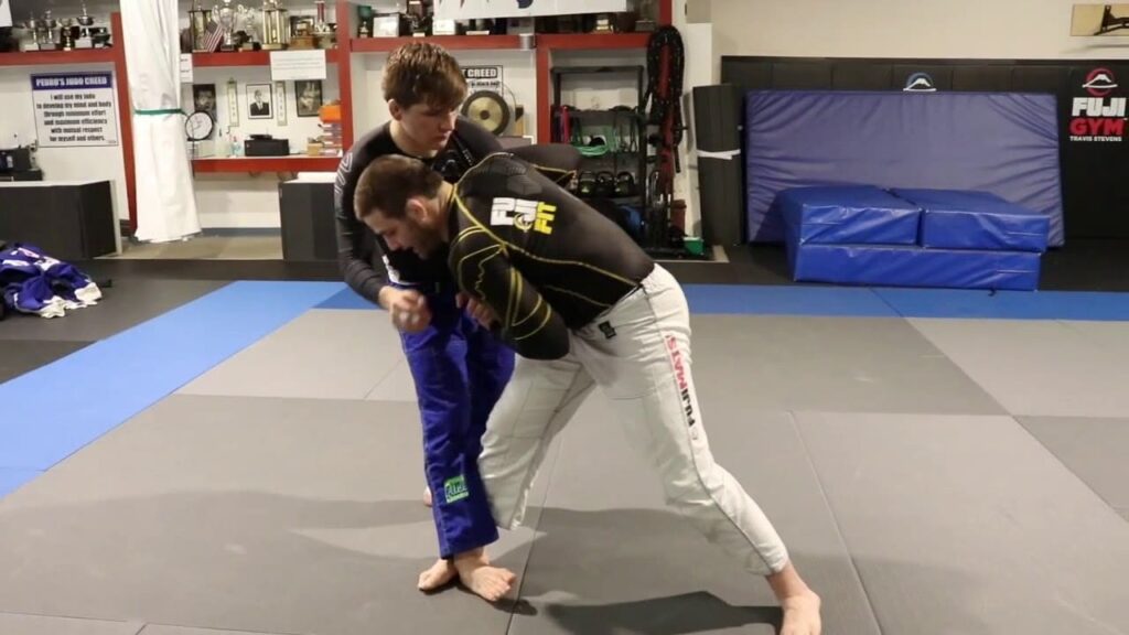 Travis Stevens - No-Gi Shuck By Two On One Ko Uchi Gari Ankle Pick
