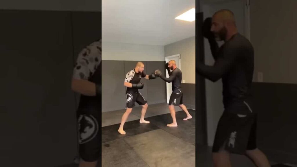 Treininho de Rayron Gracie na Double Boxing, com Vini Guimarães