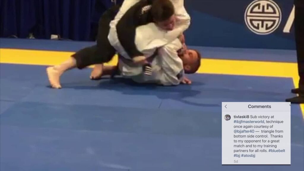 Triangle Bottom Side Control IBJJF World Masters