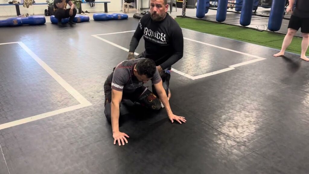 Tricep Chop Block to Arm Triangle