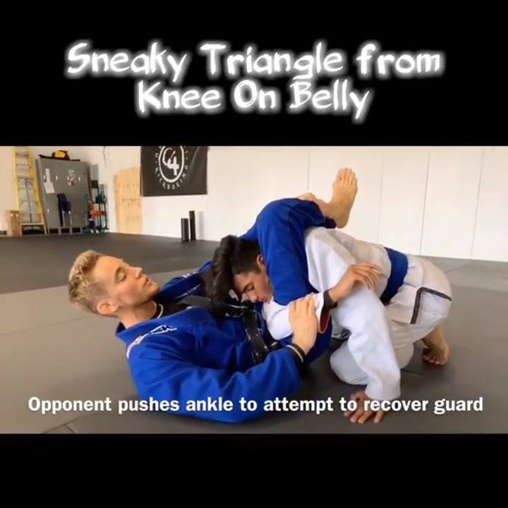 Try out this triangle from Knee on belly. Let us know what you think! . credit @...
