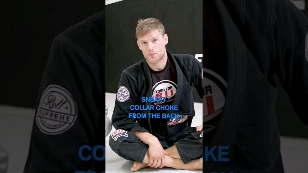 Try this sneaky collar choke from the back! #bjj #jiujitsu #grappling