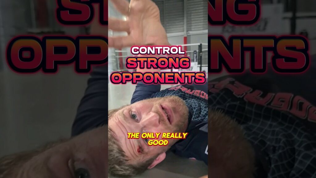 Try this when defending against a stronger opponent in bottom half guard!! #bjj #JiuJitsu #grappling
