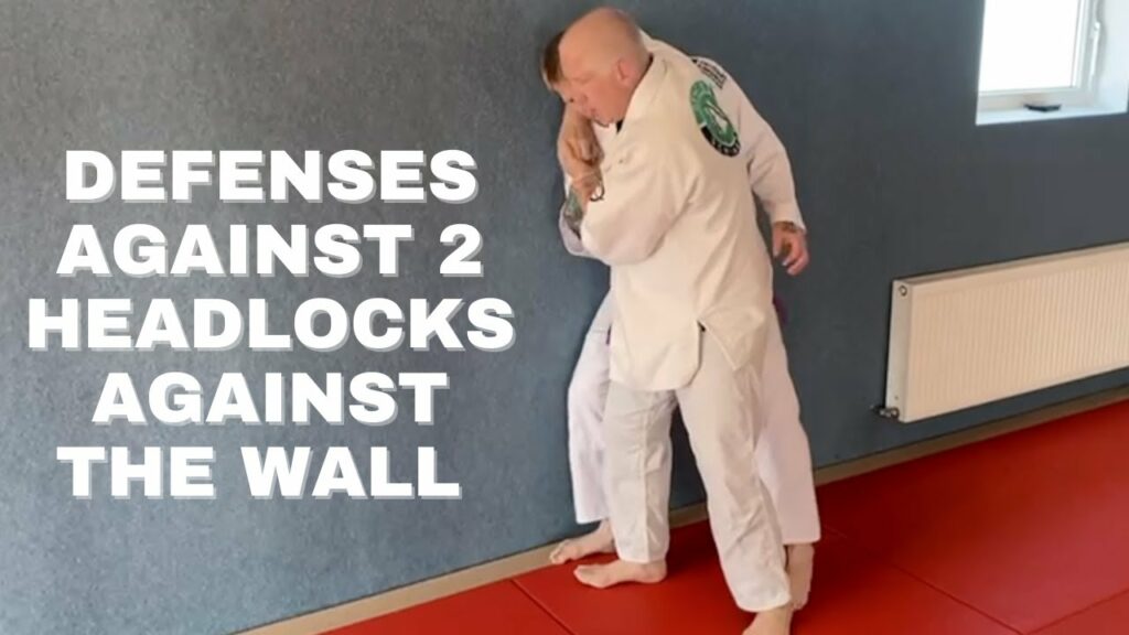 Two Defenses to a Headlock Against a Wall