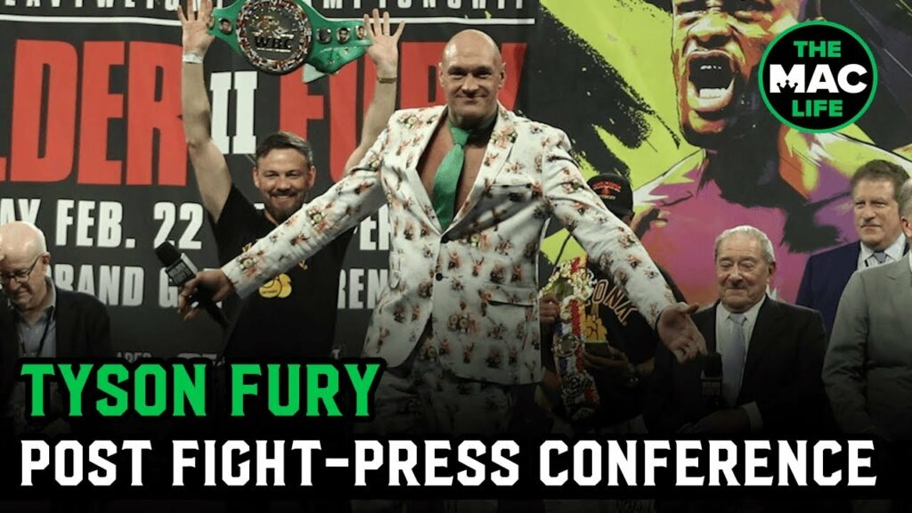 Tyson Fury: “Not bad for an old fat guy that can’t punch, eh?” | Post-Fight Presser