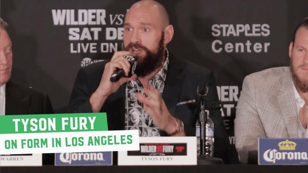 Tyson Fury Highlights || Fury vs. Wilder Press Conference