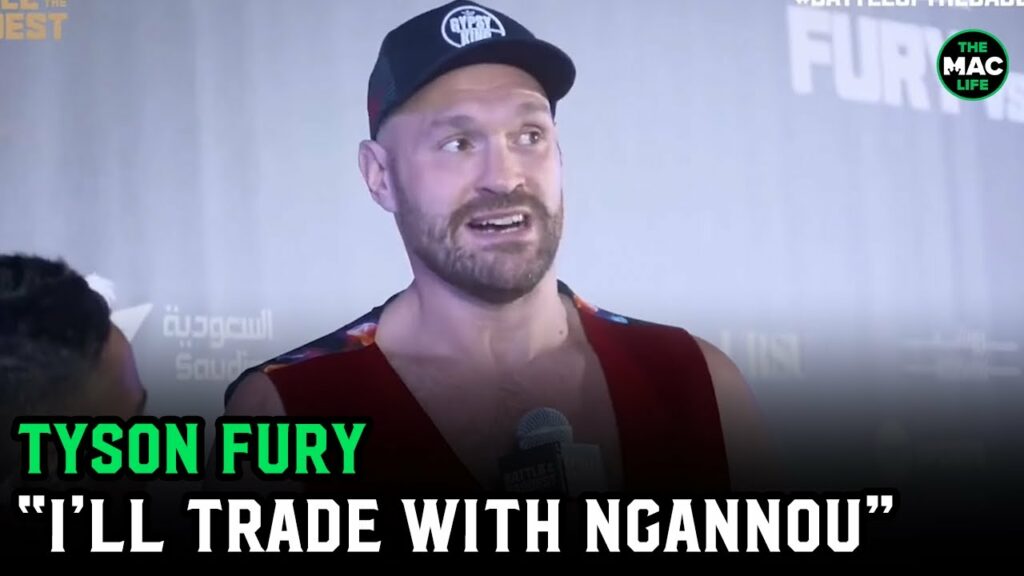 Tyson Fury: "I traded with Wilder, I'll stand and trade with this little b****"
