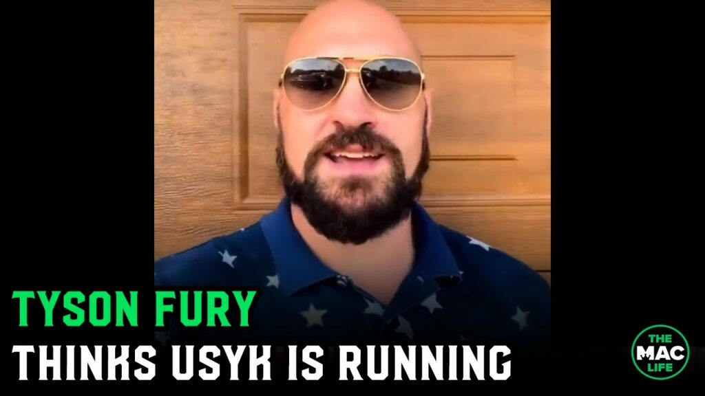 Tyson Fury: "Usyk, you called me out and now you're being a b**** p**** boy"
