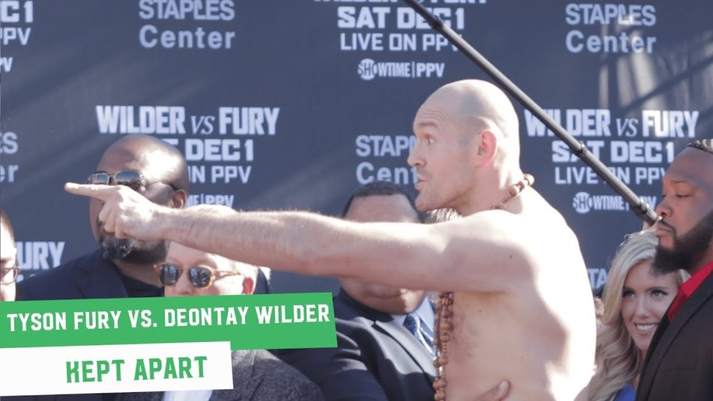 Tyson Fury and Deontay Wilder kept apart at weigh-ins