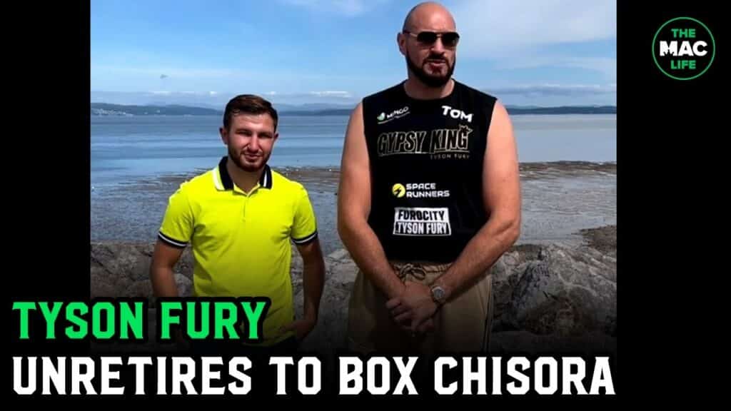 Tyson Fury announces he's unretiring to face Derek Chisora: "I want two trilogies"