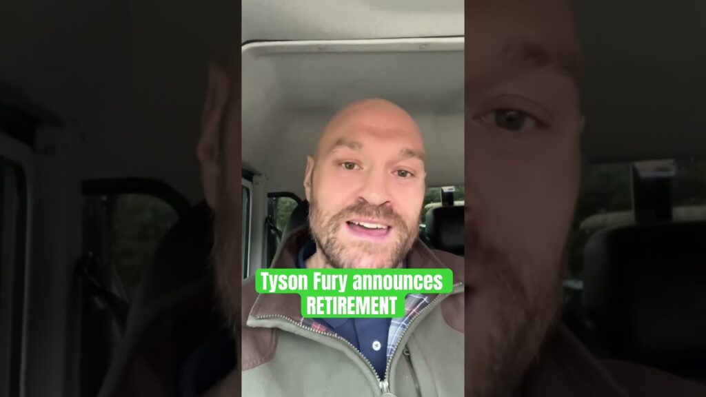 Tyson Fury has announced his retirement from boxing after his loss to Oleksandr Usyk!