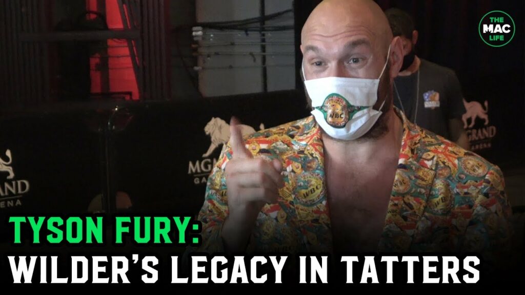 Tyson Fury reacts to no Deontay Wilder face off: “His legacy is in bits”