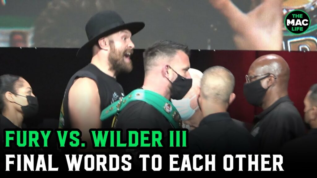 Tyson Fury tells Deontay Wilder: “There’s not a man born from his mother’s **** that beats me”