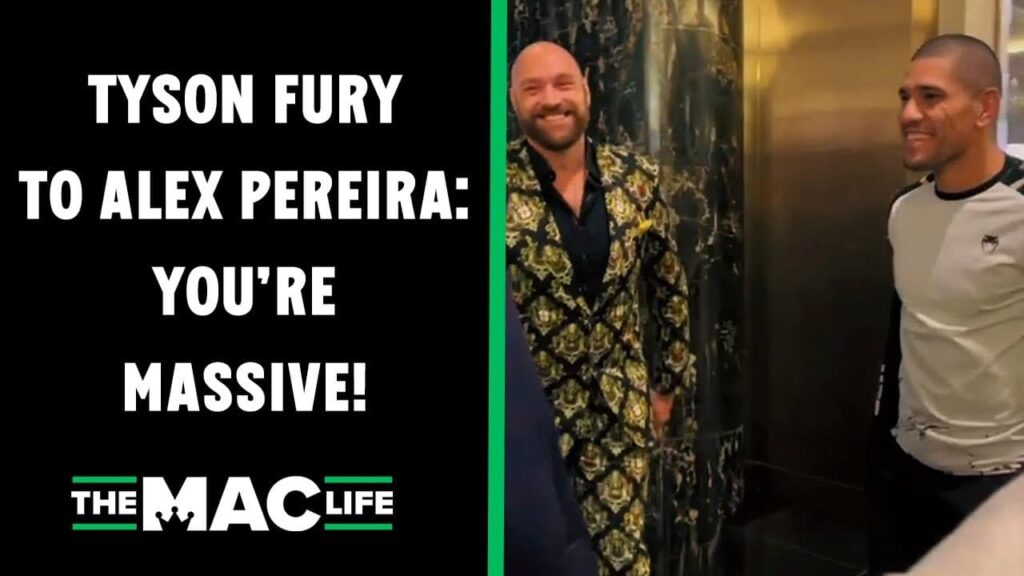 Tyson Fury to Alex Pereira: "I thought you guys were small, you're f*****g massive"