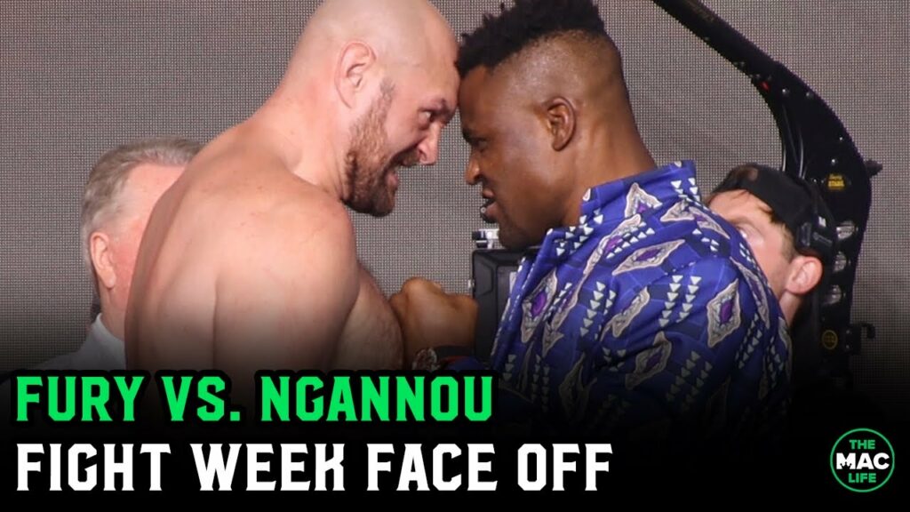 Tyson Fury vs. Francis Ngannou Face Off Pre-Fight Presser