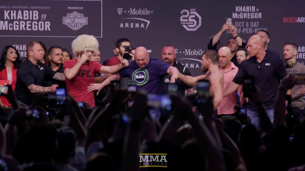 UFC 229: Khabib Nurmagomedov vs. Conor McGregor Face Off