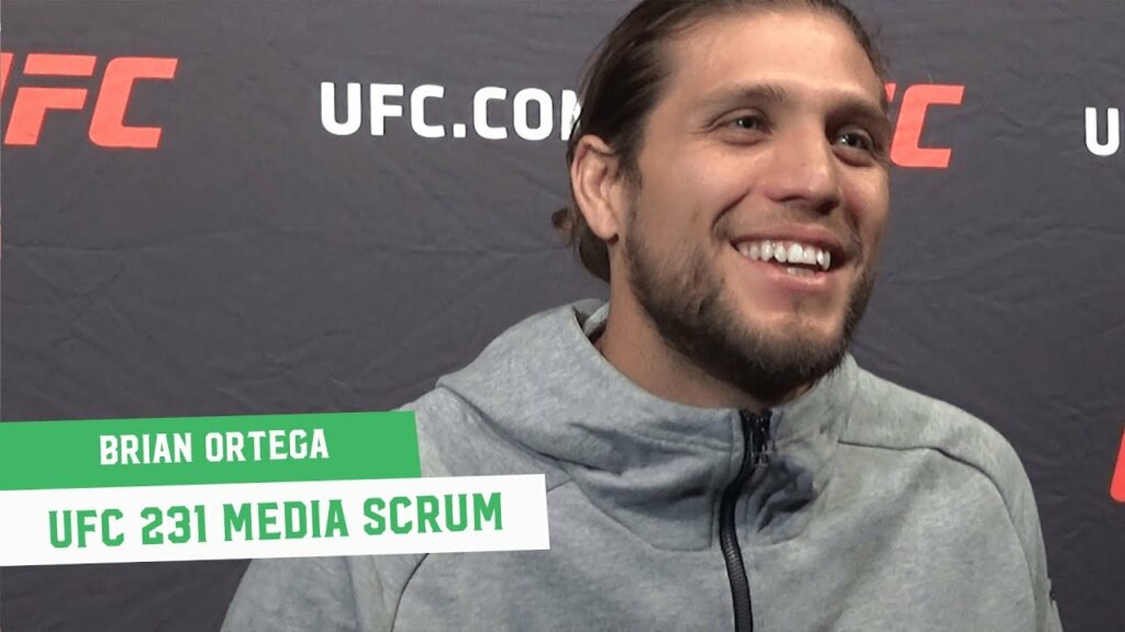 UFC 231: Brian Ortega Open Workout Media Scrum