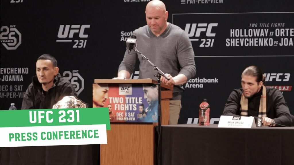 UFC 231: Max Holloway vs. Brian Ortega Press Conference