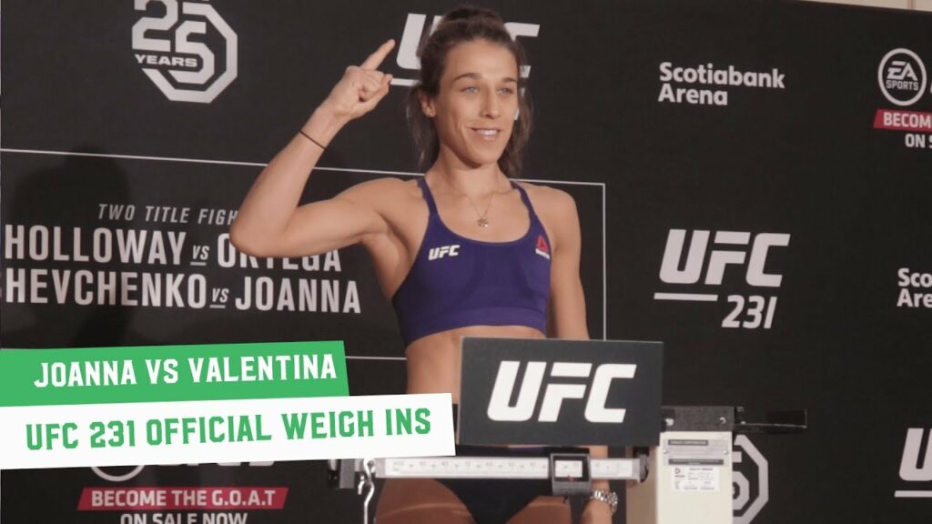 UFC 231 Official Weigh Ins: Joanna Jedrzejczyk vs. Valentina Shevchenko