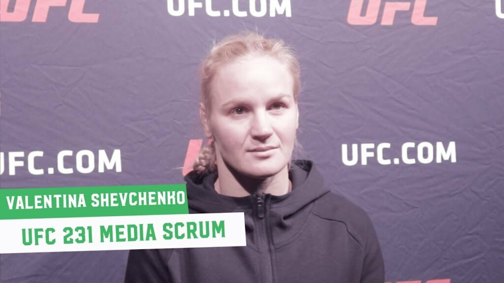 UFC 231: Valentina Shevchenko Open Workout Media Scrum
