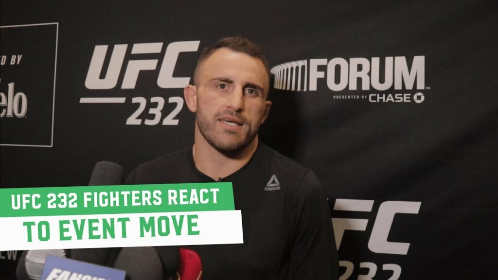 UFC 232 Fighters React to Event Move