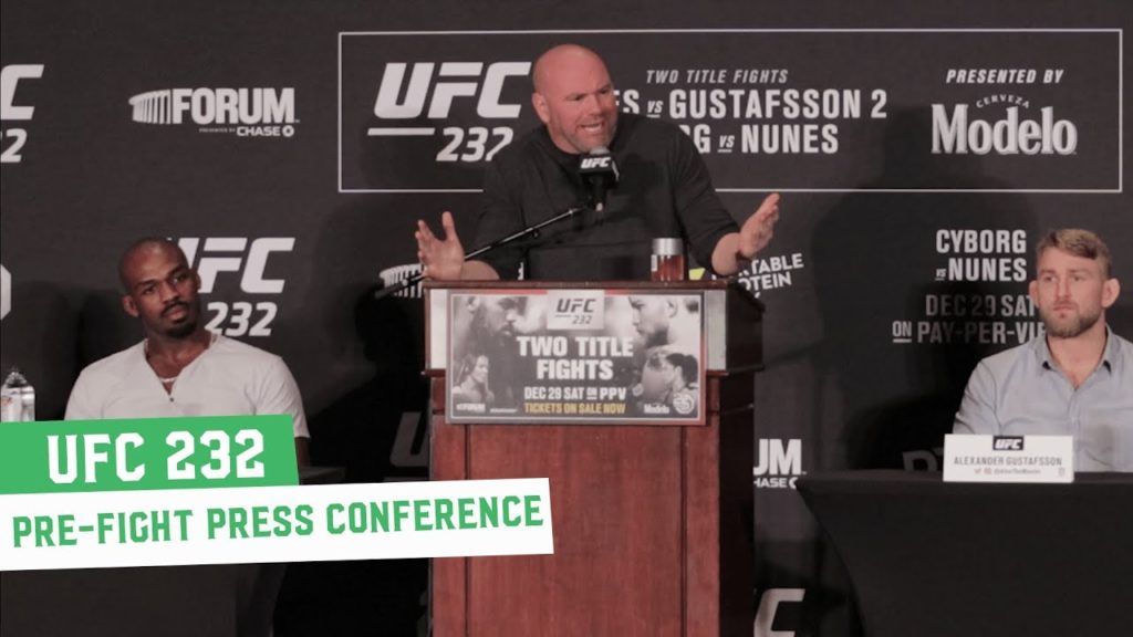 UFC 232: Jones vs. Gustafsson -- Full Pre Fight Press Conference