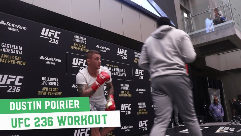 UFC 236 Open Workouts: Dustin Poirier Works His Boxing ahead of Max Holloway Bout