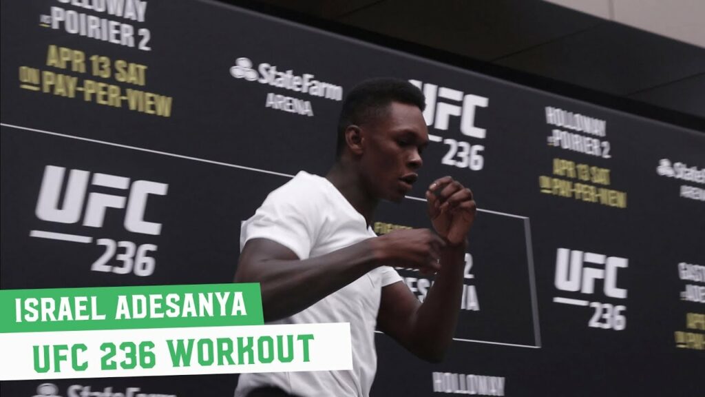 UFC 236 Open Workouts: Israel Adesanya Flaunts The Jab
