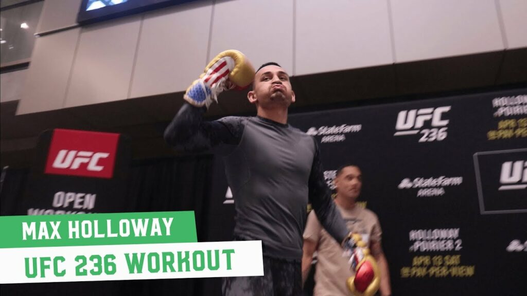 UFC 236 Open Workouts: Max Holloway (featuring a cameo from "Mini Blessed")