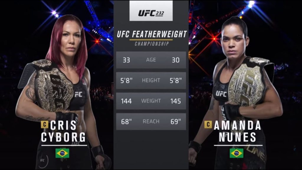 UFC 239 Free Fight: Amanda Nunes vs Cris Cyborg