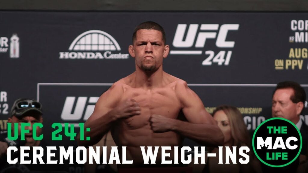 UFC 241 Ceremonial Weigh-Ins: Main Card