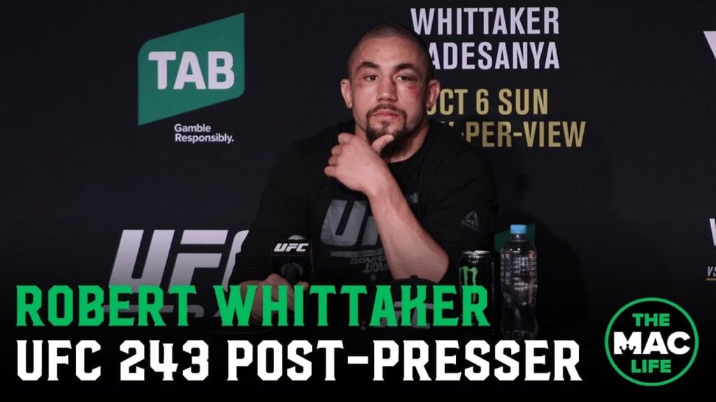 UFC 243 Post-Fight Press Conference: Robert Whittaker