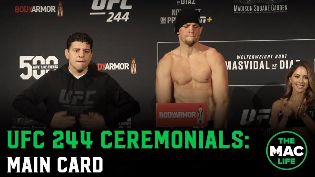 UFC 244 Ceremonial Weigh-Ins: Main Card