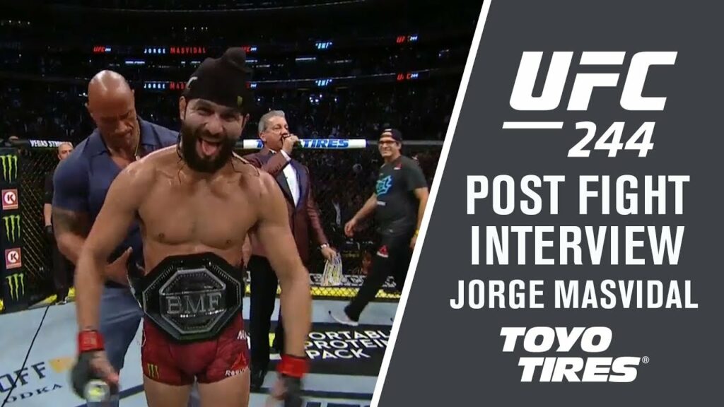 UFC 244: Jorge Masvidal -  "I just wanted to baptize him"