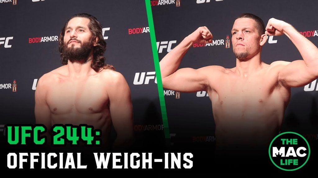 UFC 244 Official Weigh-Ins: Main Card