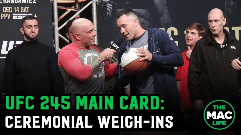 UFC 245 Ceremonial Weigh-Ins: Main Card
