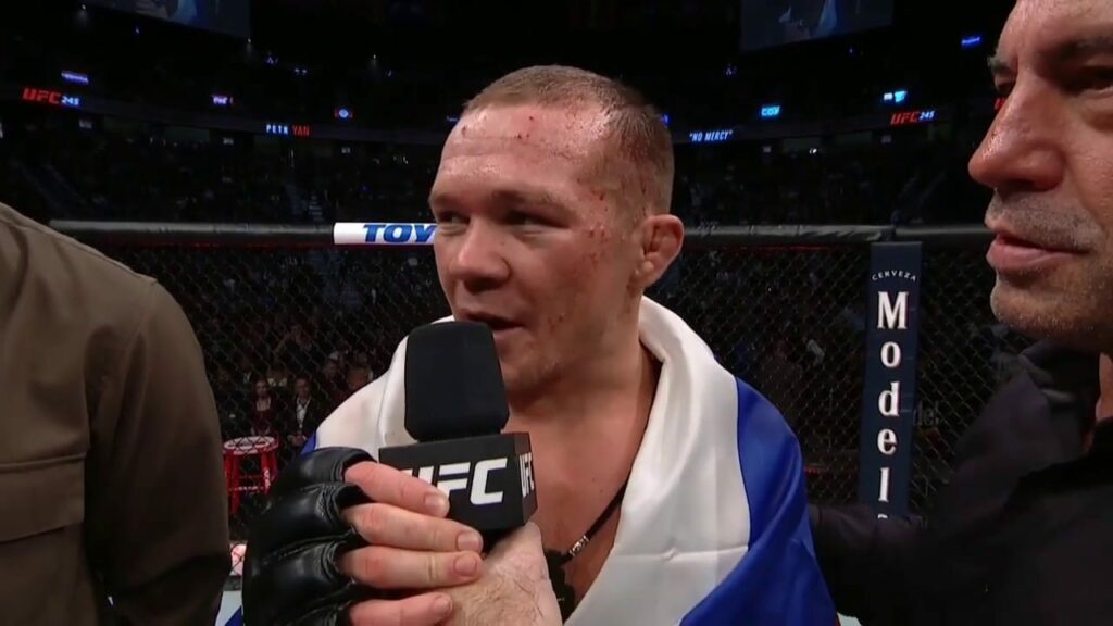 UFC 245: Petr Yan Octagon Interview