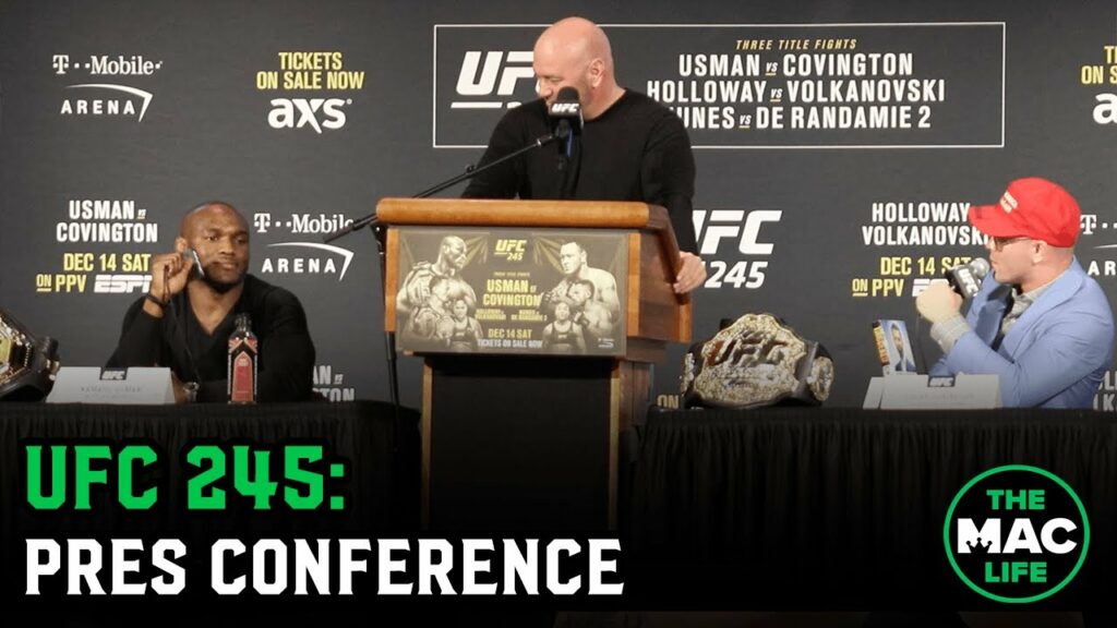UFC 245 Press Conference: Colby Covington gets booed relentlessly by New York crowd