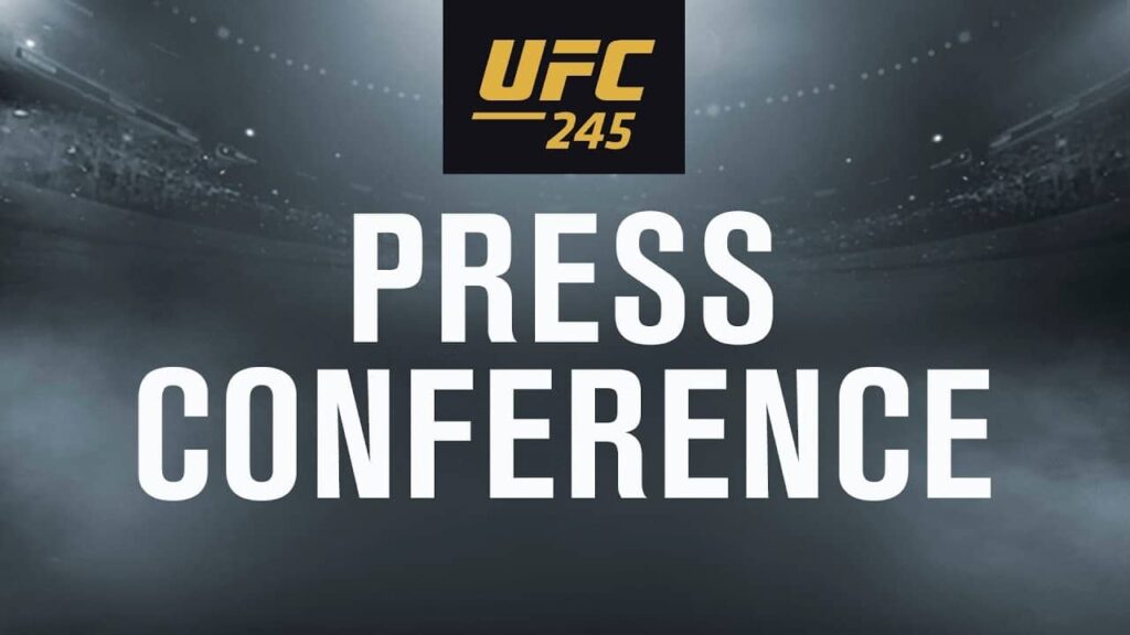 UFC 245: Usman vs Covington Press Conference