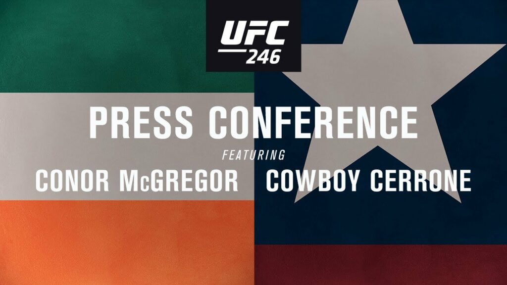 UFC 246: McGregor vs Cowboy Press Conference