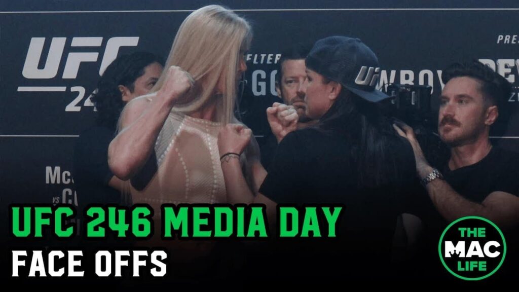 UFC 246 Media Day Face Offs
