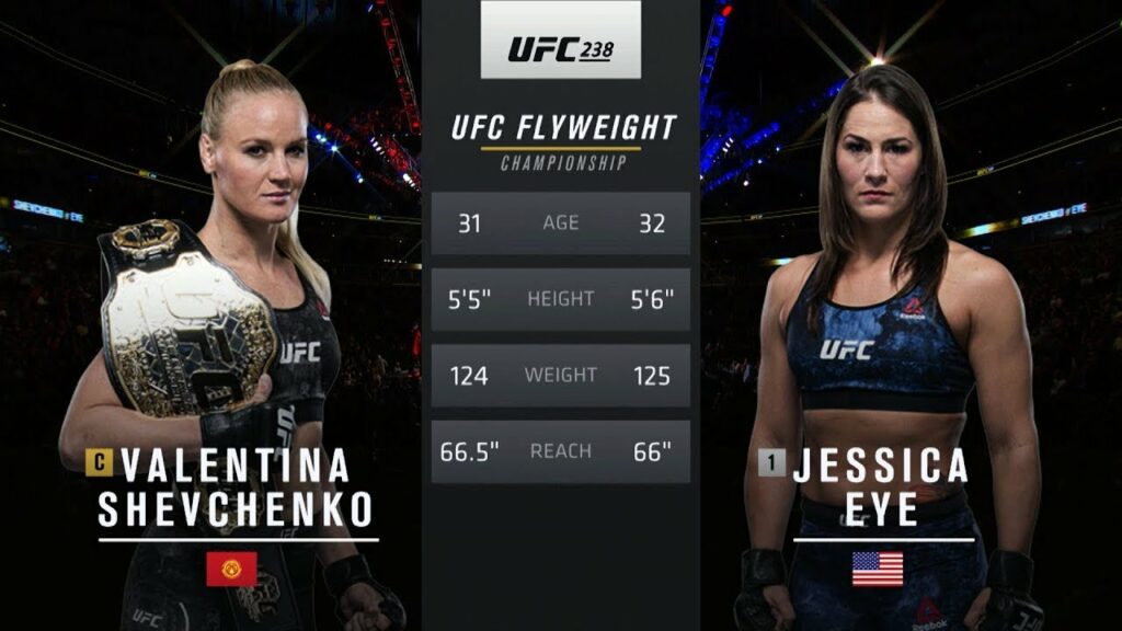 UFC 247 Free Fight: Valentina Shevchenko vs Jessica Eye