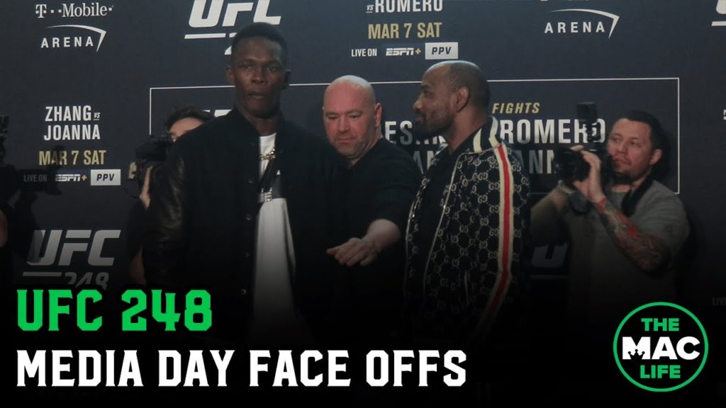 UFC 248 Full Media Day Face Off Highlights