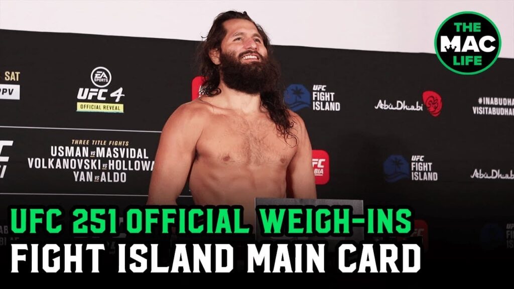 UFC 251 Official Weigh-Ins: Main Card | Fight Island