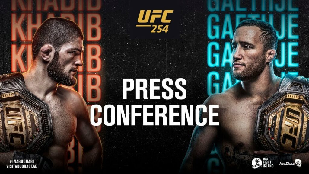 UFC 254: Pre-fight Press Conference