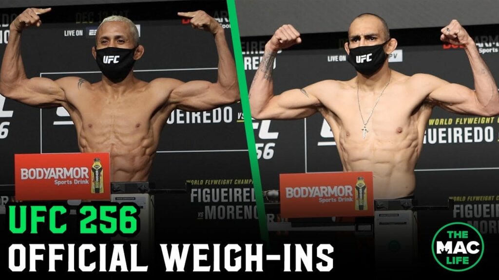 UFC 256: Official Weigh-Ins